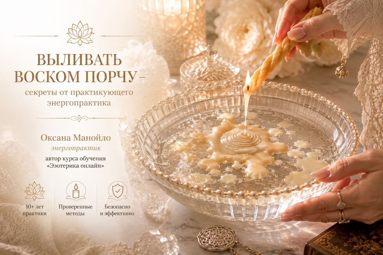 Выливать воском порчу - секреты от практикующего энергопрактика