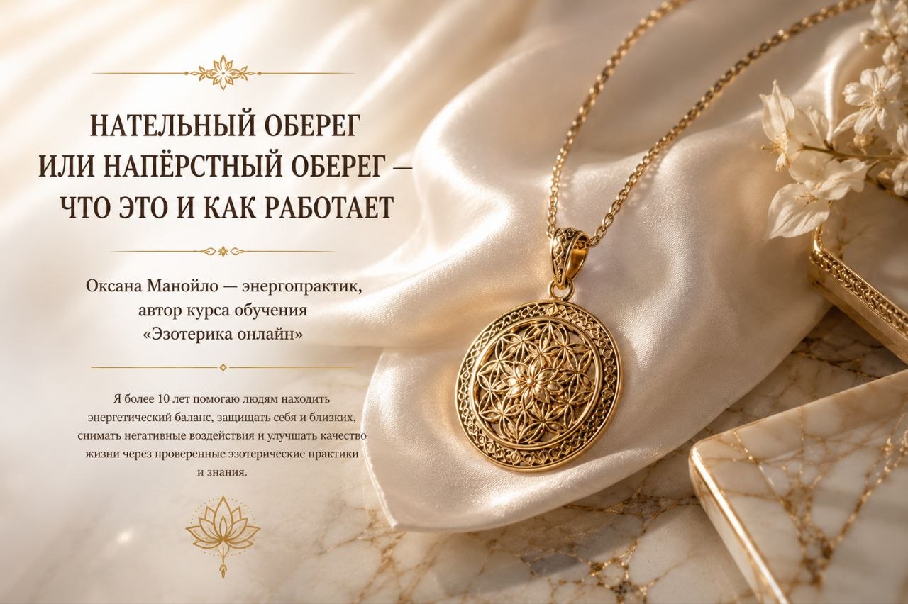 Нательный оберег или наперсный оберег — что это и как работает