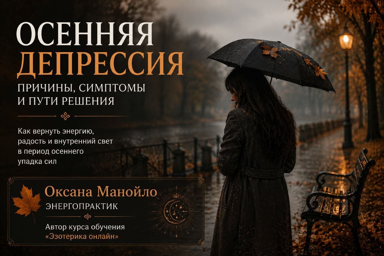 Осенняя депрессия вас одолевает? Есть пути решения этой проблемы!