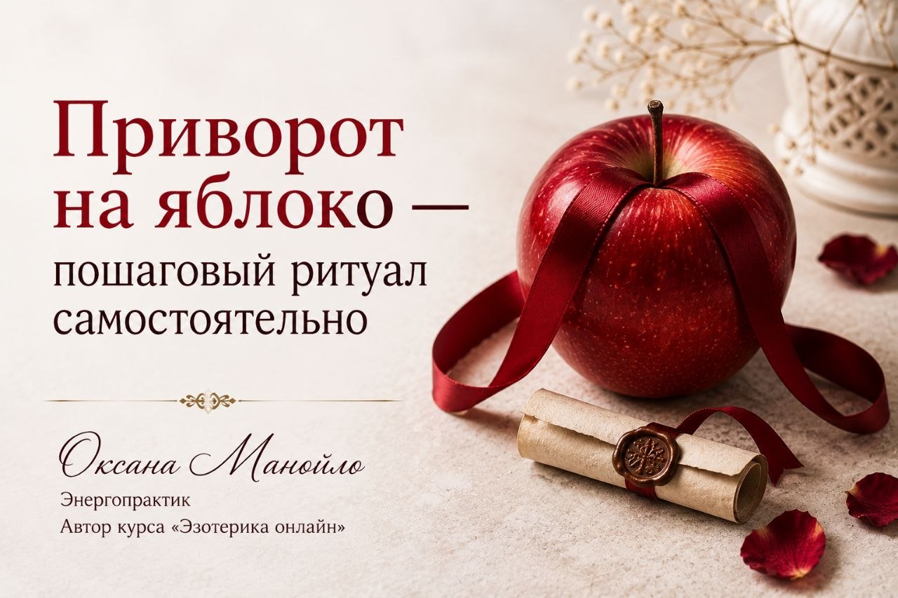 Приворот на яблоко: пошаговый ритуал самостоятельно