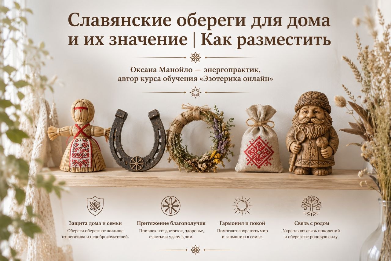 Славянские обереги для дома и их значение | Как разместить