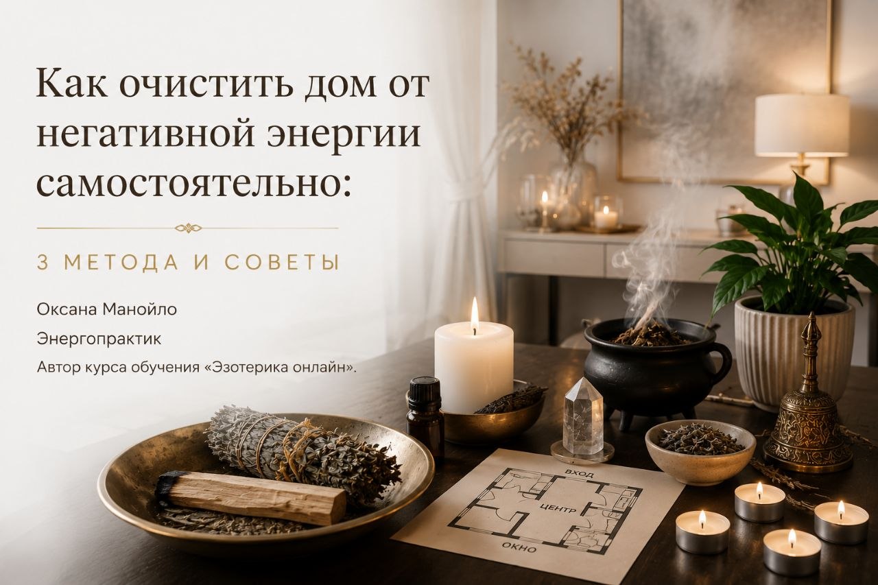Как очистить дом от негативной энергии самостоятельно: 3 метода и советы