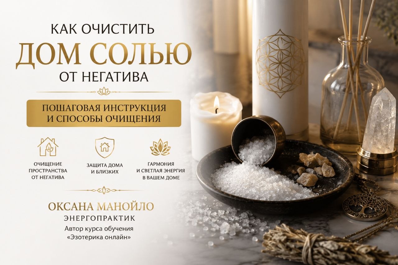 Как очистить дом солью от негатива: пошаговая инструкция и способы очищения
