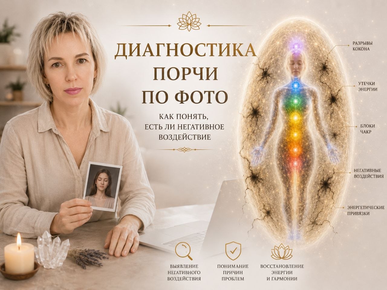 Диагностика порчи по фото — как понять, есть ли негативное воздействие