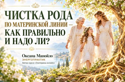 Чистка рода по материнской линии — как правильно и надо ли?