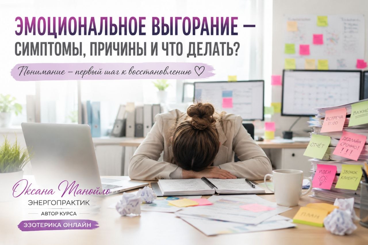 Эмоциональное выгорание — симптомы, причины и что делать